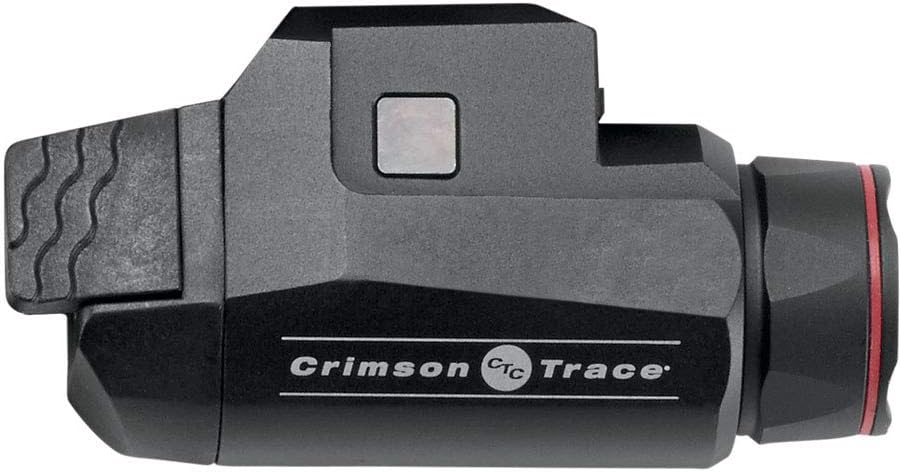 Crimson Trace CMR-208 Universal Rail Master Tactical Light with 2 Mode Flashlight and Instant Activation for Pic Rail Mounts, Shooting, Competition and Range , Black