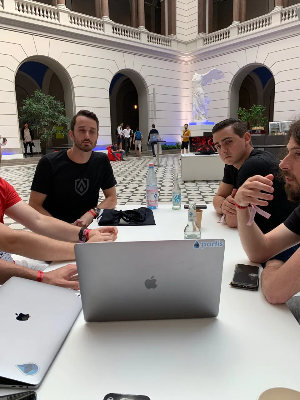 Brainstorming before the hackathon — Photo by Scott (Protis)