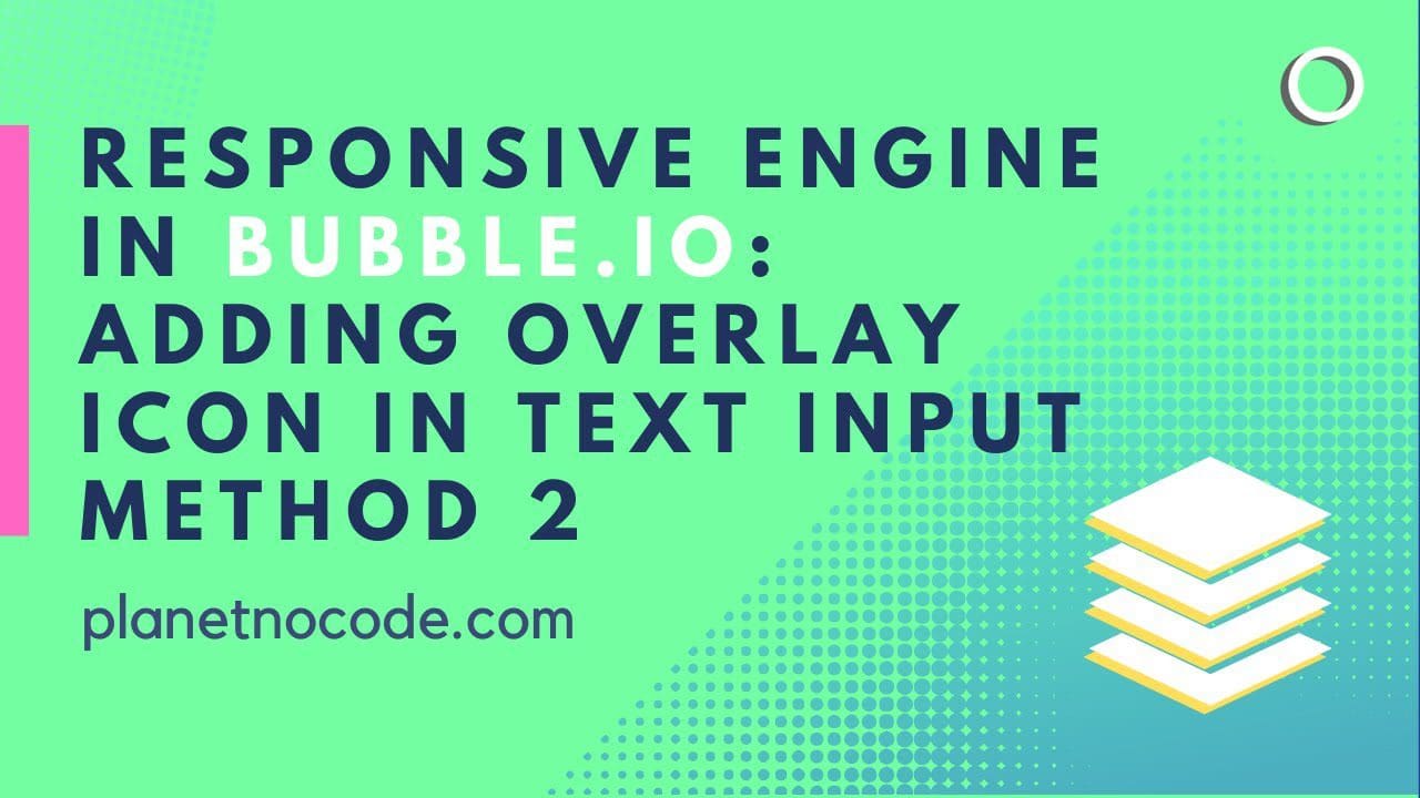 Responsive Engine: adding overlay icon in text Input V2