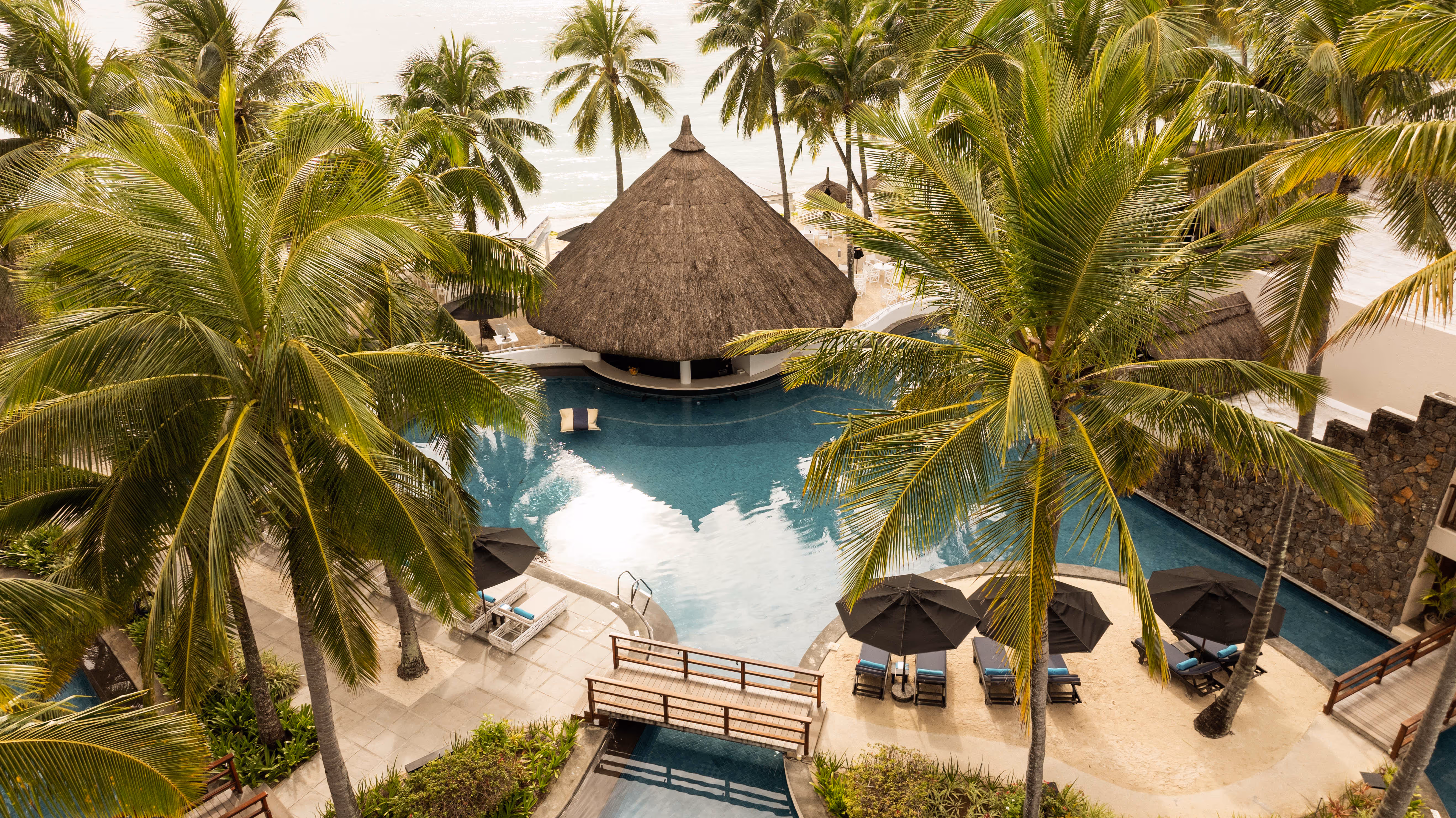 Swimming pool at the Constance Belle Mare Plage