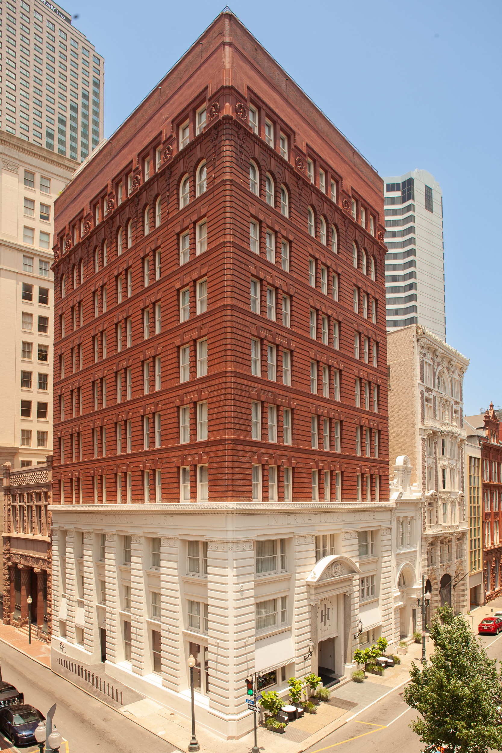 Exterior of International House Hotel Daytime