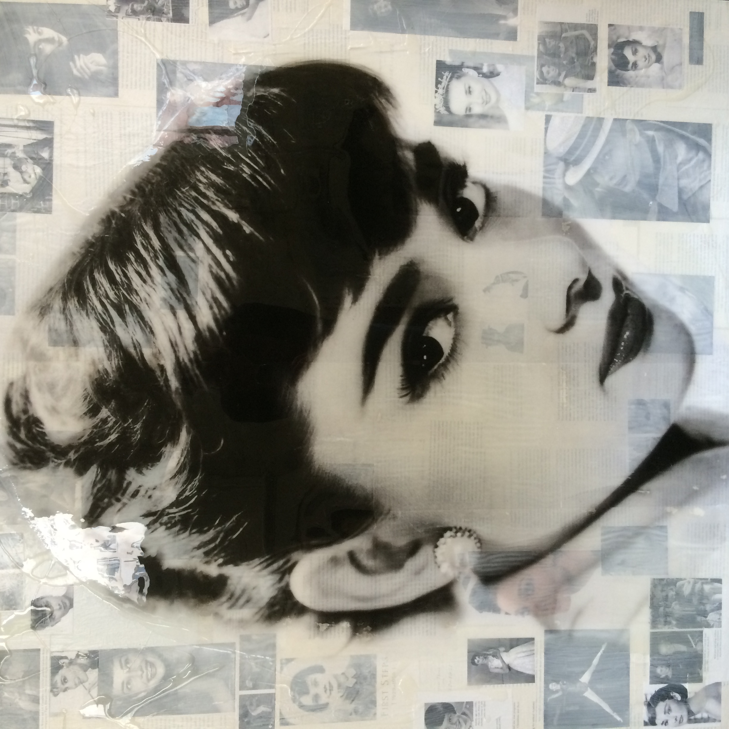 Byron Buchanan commissioned painting of Audrey Hepburn