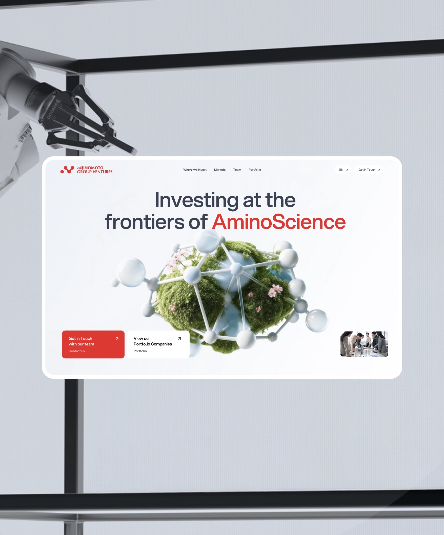 corporate webflow website