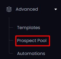 Salesrobot prospect pool option