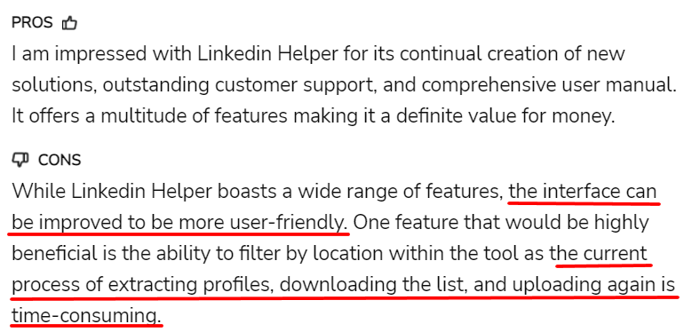 review of Linked Helper