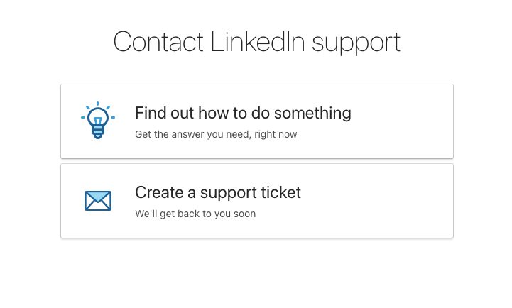  Linkedin Support graphic