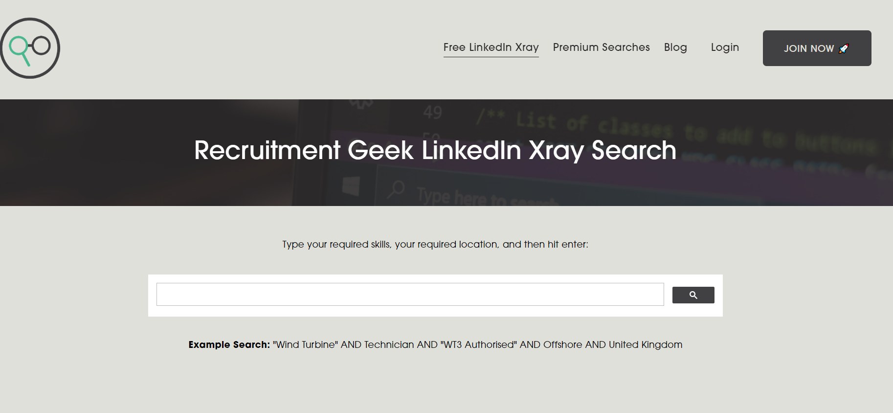 Recruitment Geek homepage