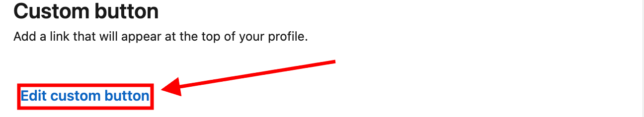 Custom button on LinkedIn 