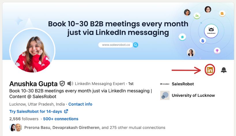 LinkedIn premium profile