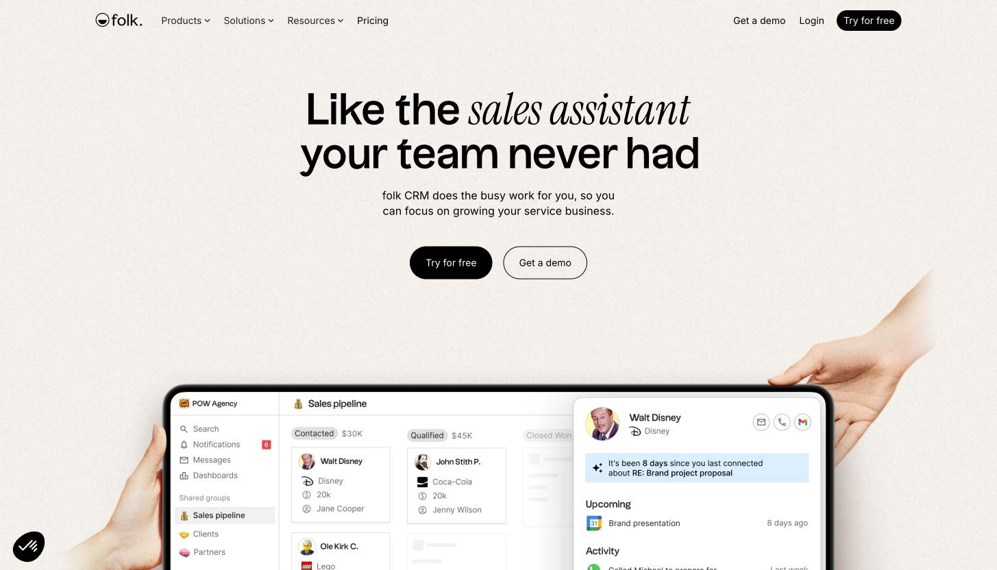 Folk homepage
