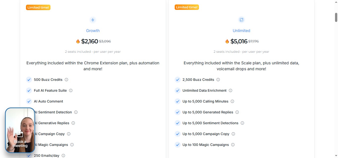 buz ai pricing