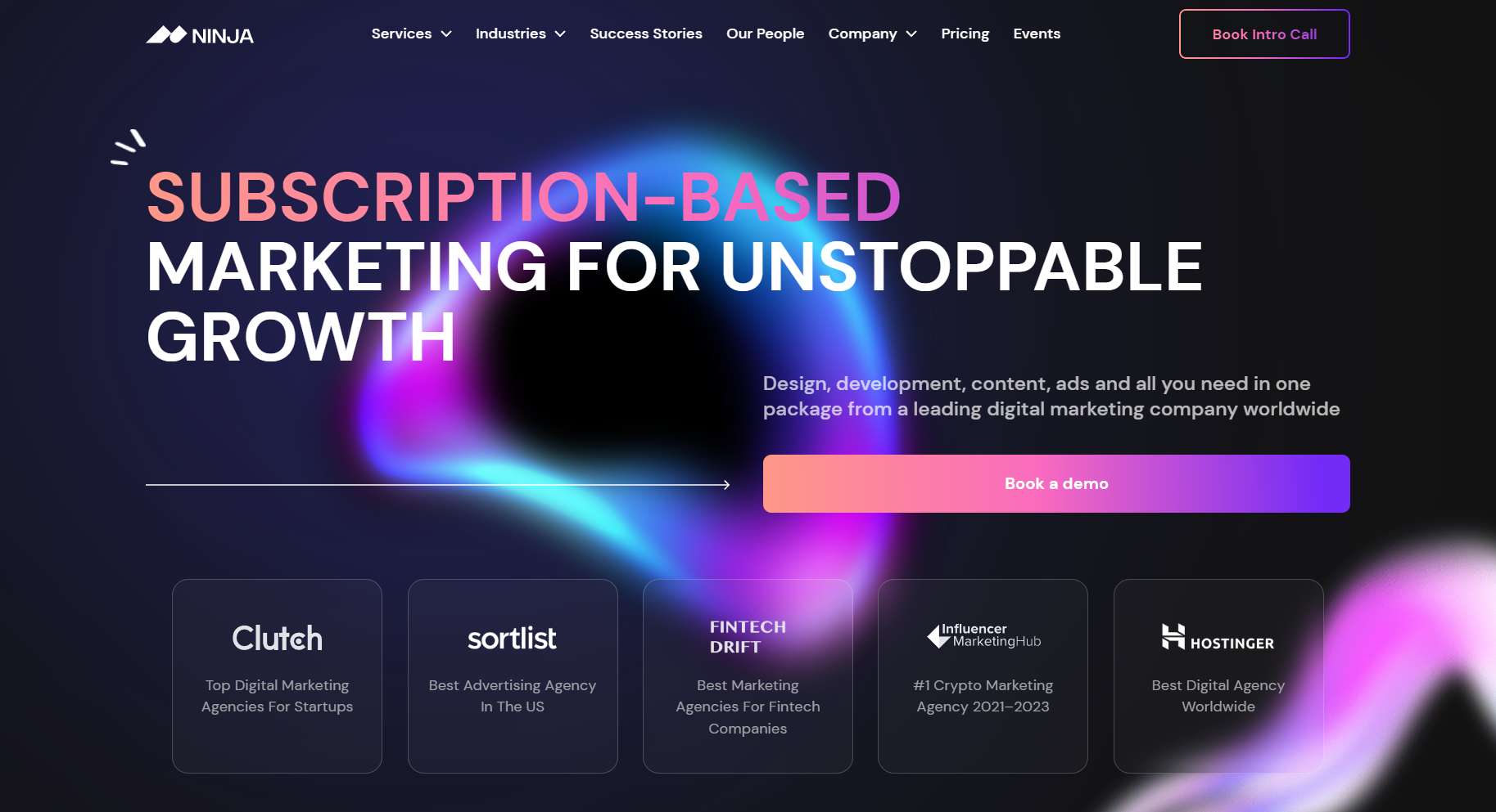 NinjaPromo homepage