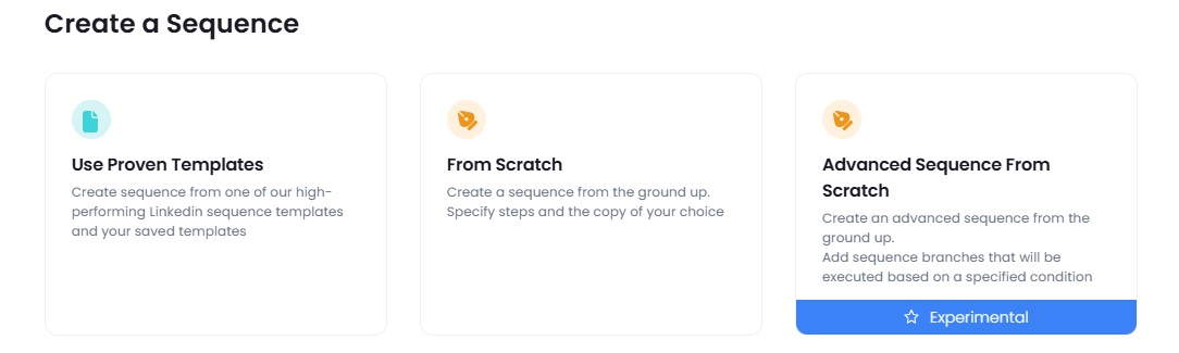 salesrobot campaign message sequence options