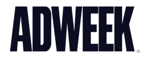 Adweek logo in bold black letters on a white background.