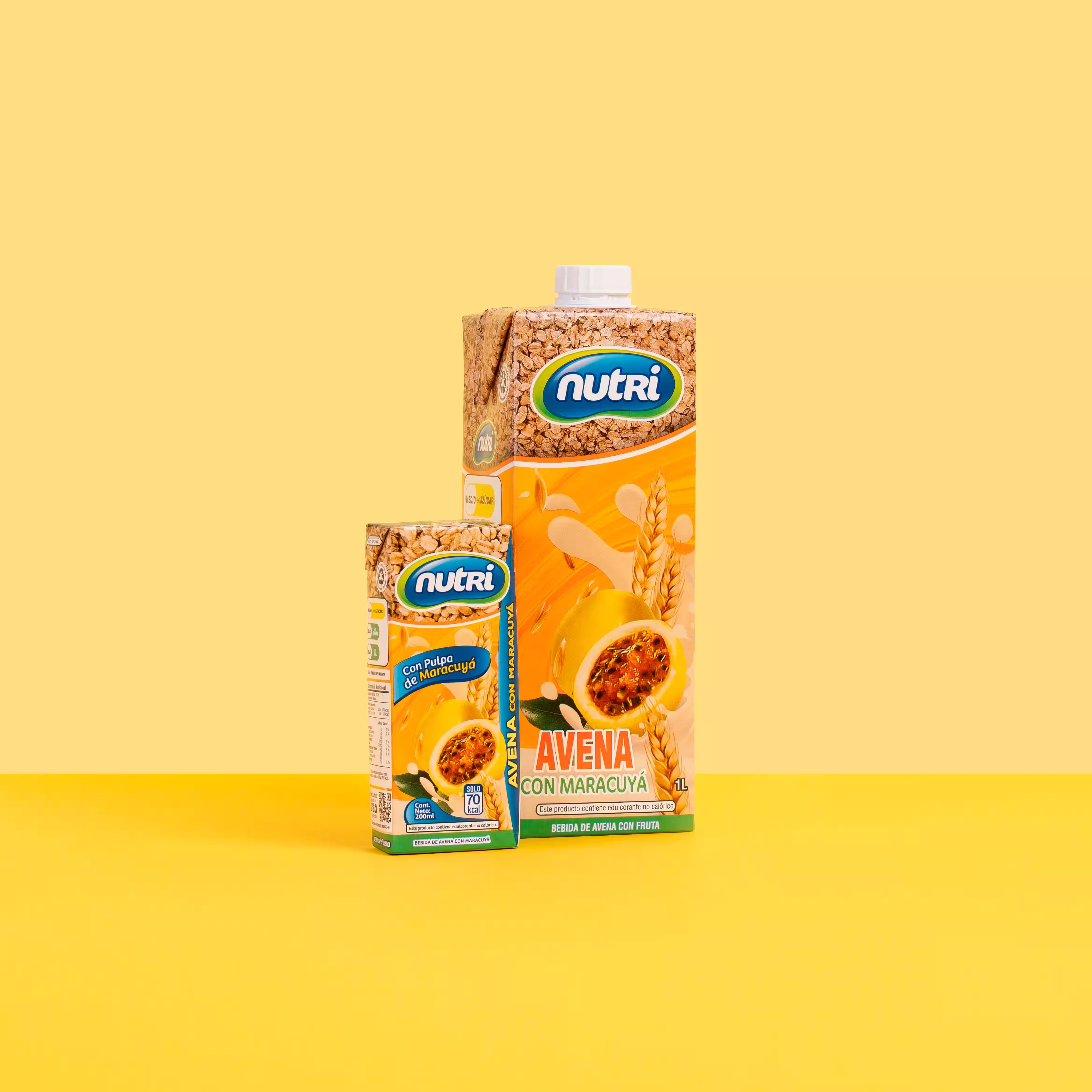 Avena con maracuyá