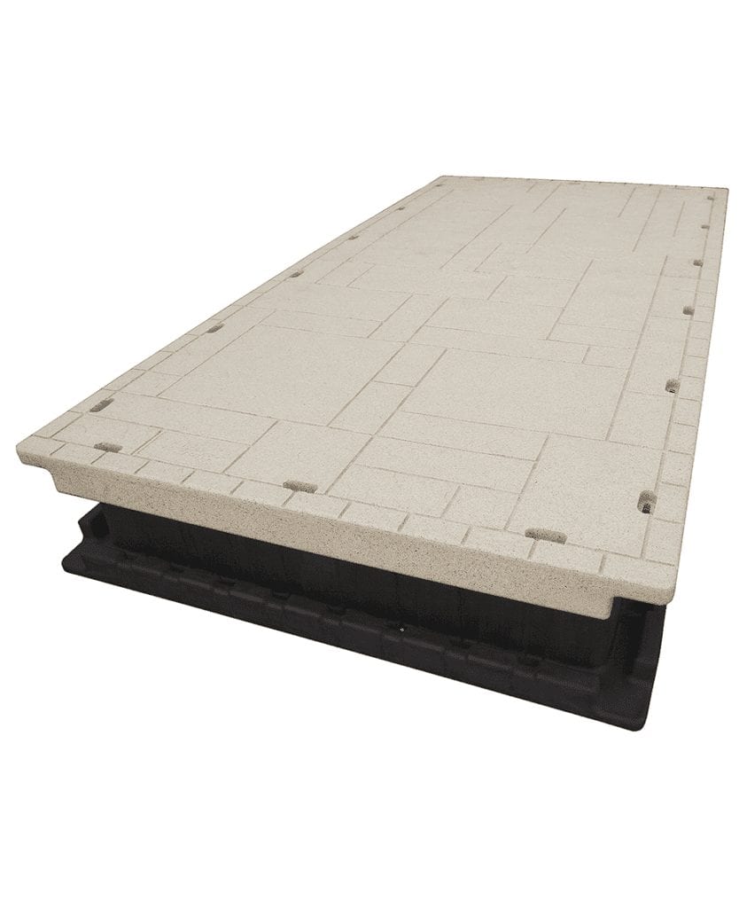 40″ x 120″ Wave Armor Dock Section