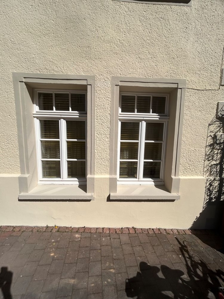 Fensteransicht eines Wohnhauses