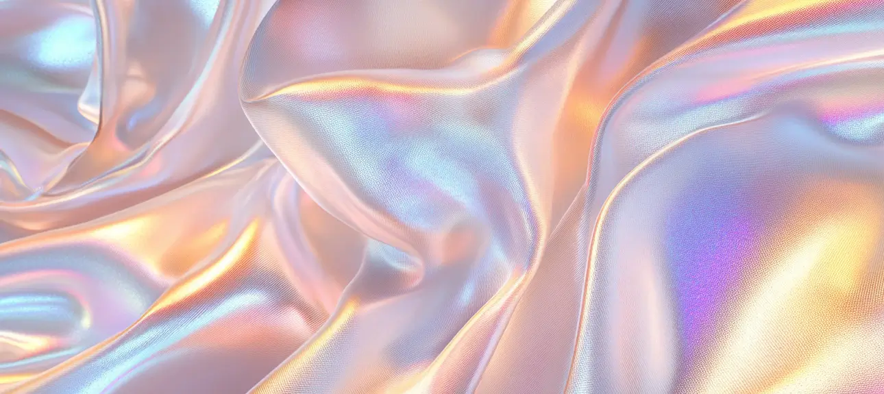 3D iridescent shapes in the light