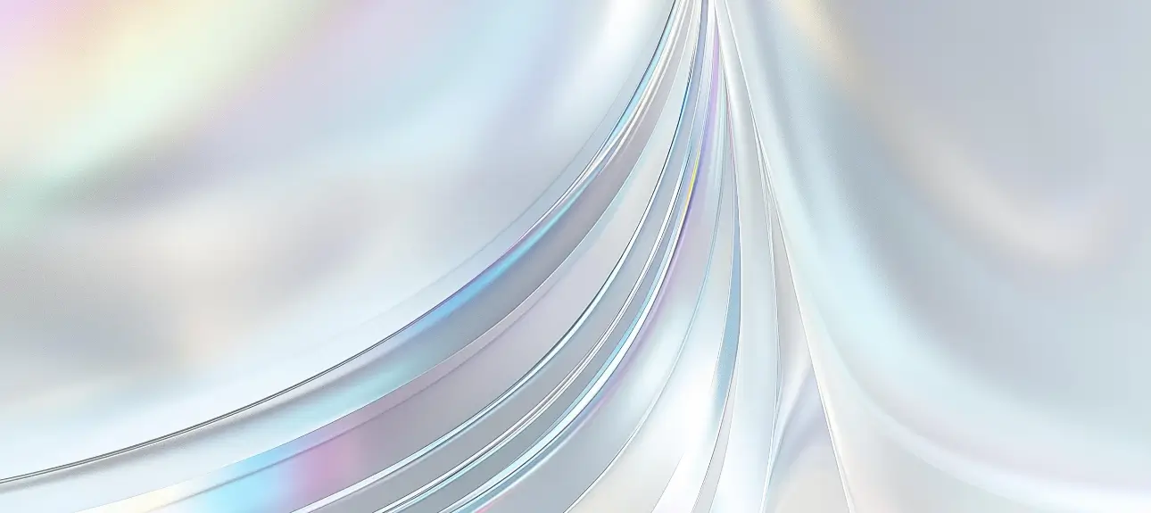 3D iridescent shapes in the light