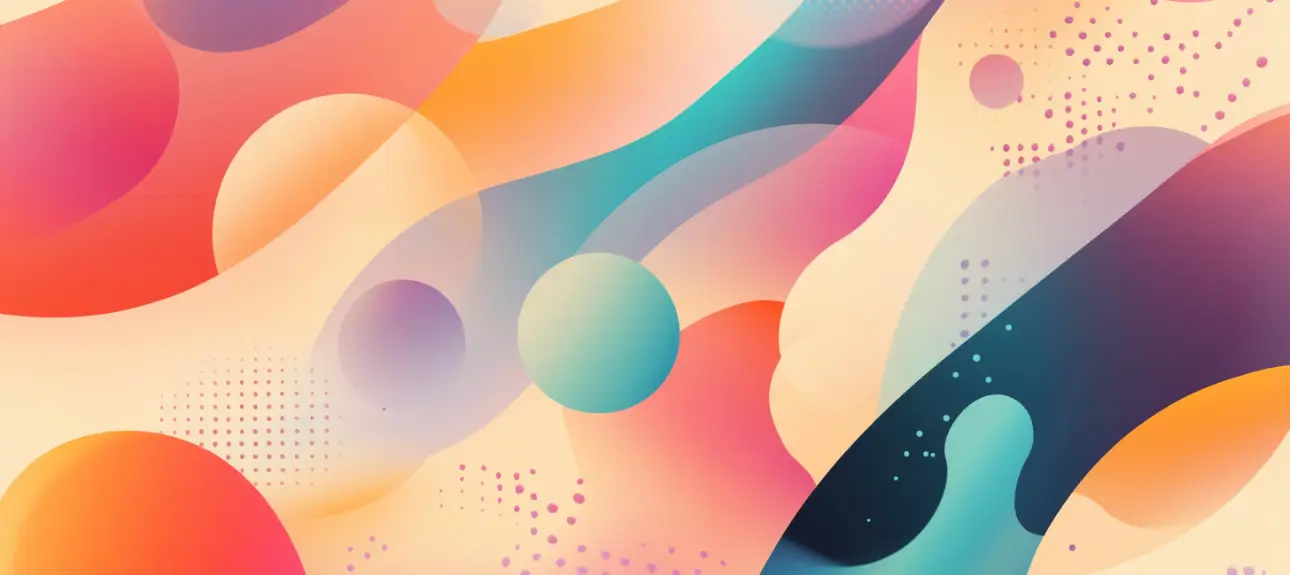 abstract photos with various shapes and colors