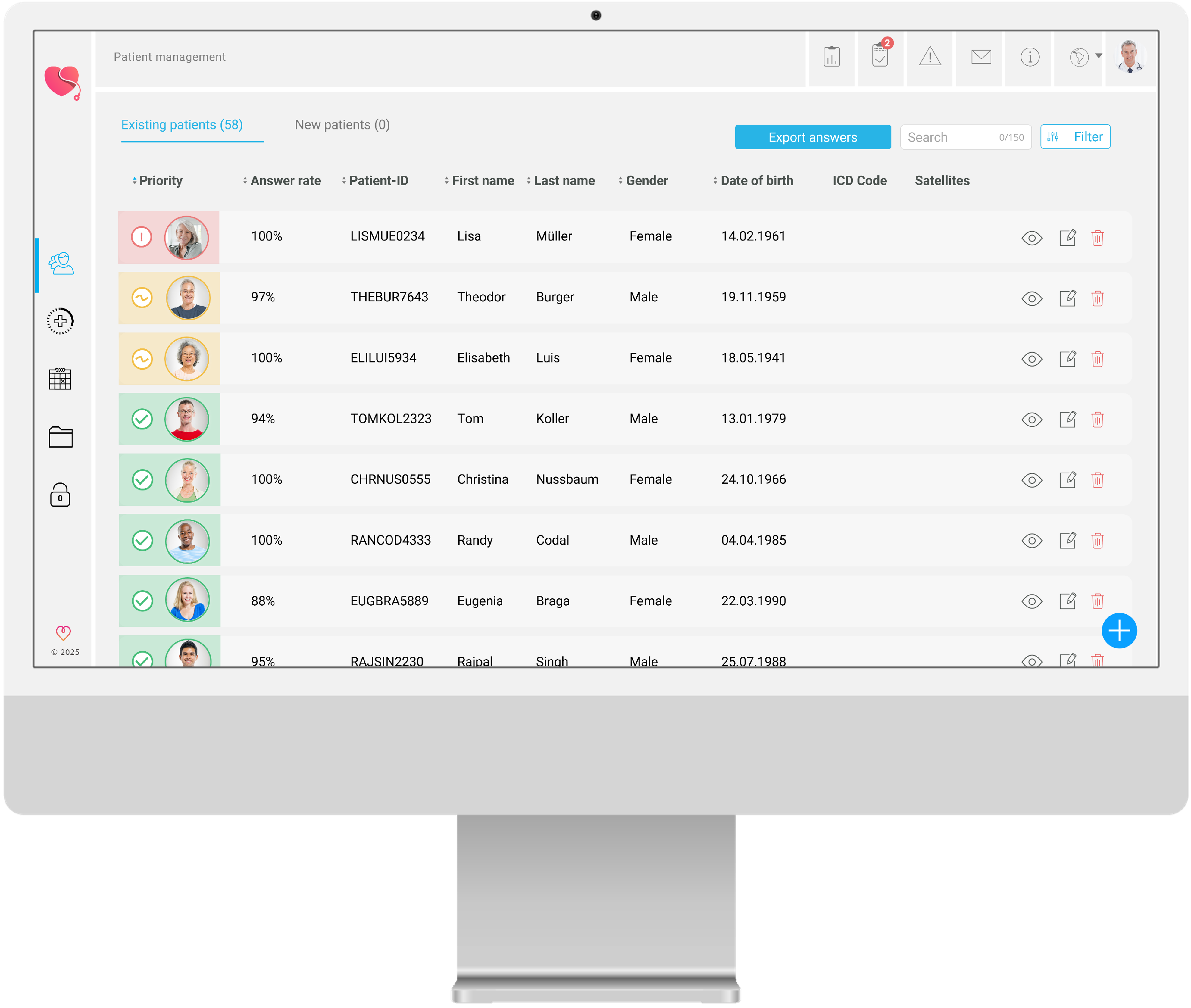 Ärztliches Dashboard