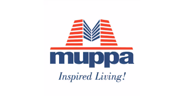 Muppa logo with the slogan Inspired Living!