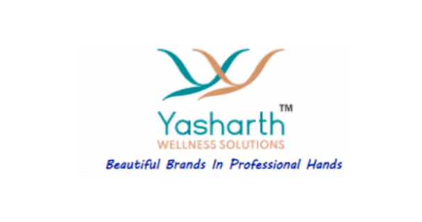 Yasharth Wellness Solutions logo with the tagline 'Beautiful Brands In Professional Hands'.
