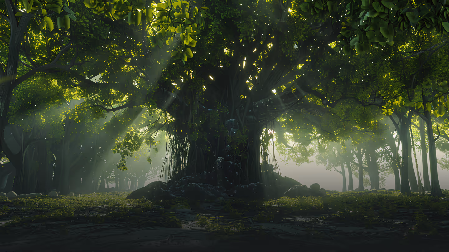 a banyan tree representing family office
