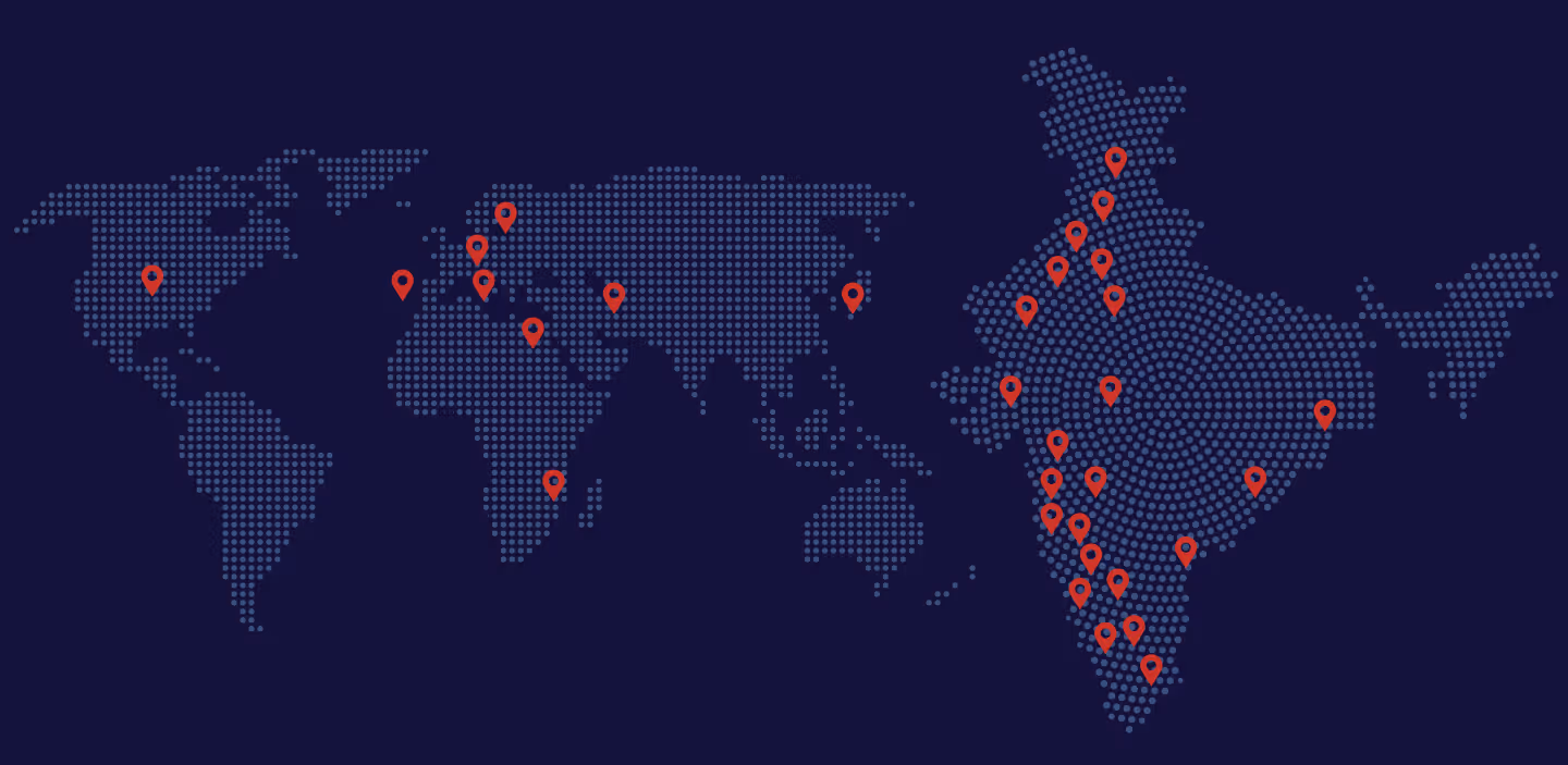Geographical distribution of Upwisery patrons across the world