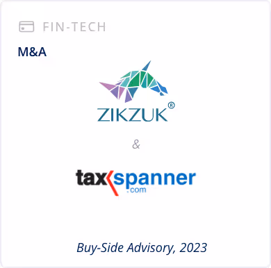 Fintech Sector - Buy-Side M&A Advisory - Zikzuk & Taxspanner