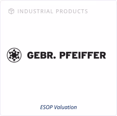 Industrial Products Sector - ESOP Valuation - Gebr Pfeiffer