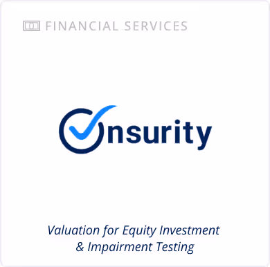 Financial Services Sector - Valuation for Equity Investment & Impairment Testing - Onsurity