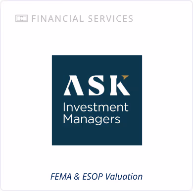 Financial Services Sector - FEMA & ESOP Valuation - ASK Investment Managers