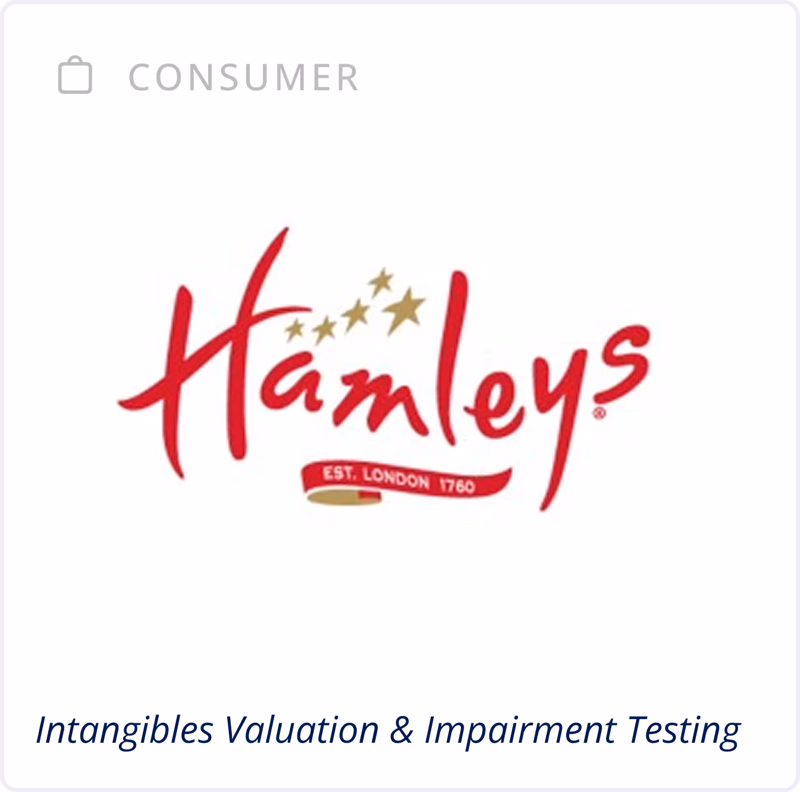 Consumer Sector - Intangibles Valuation & Impairment Testing - Hamleys