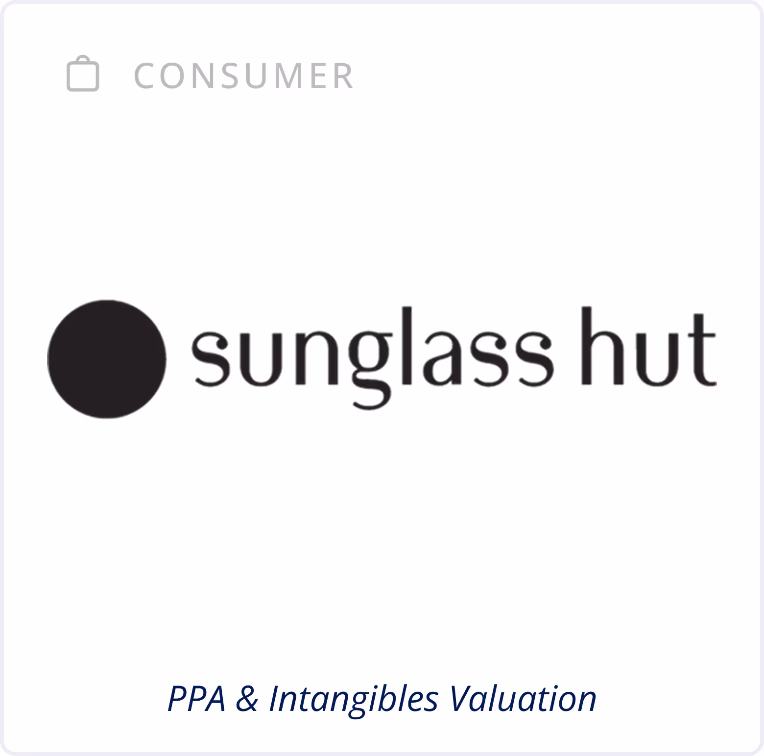 Consumer Sector - PPA & Intangibles Valuation - Sunglass Hut