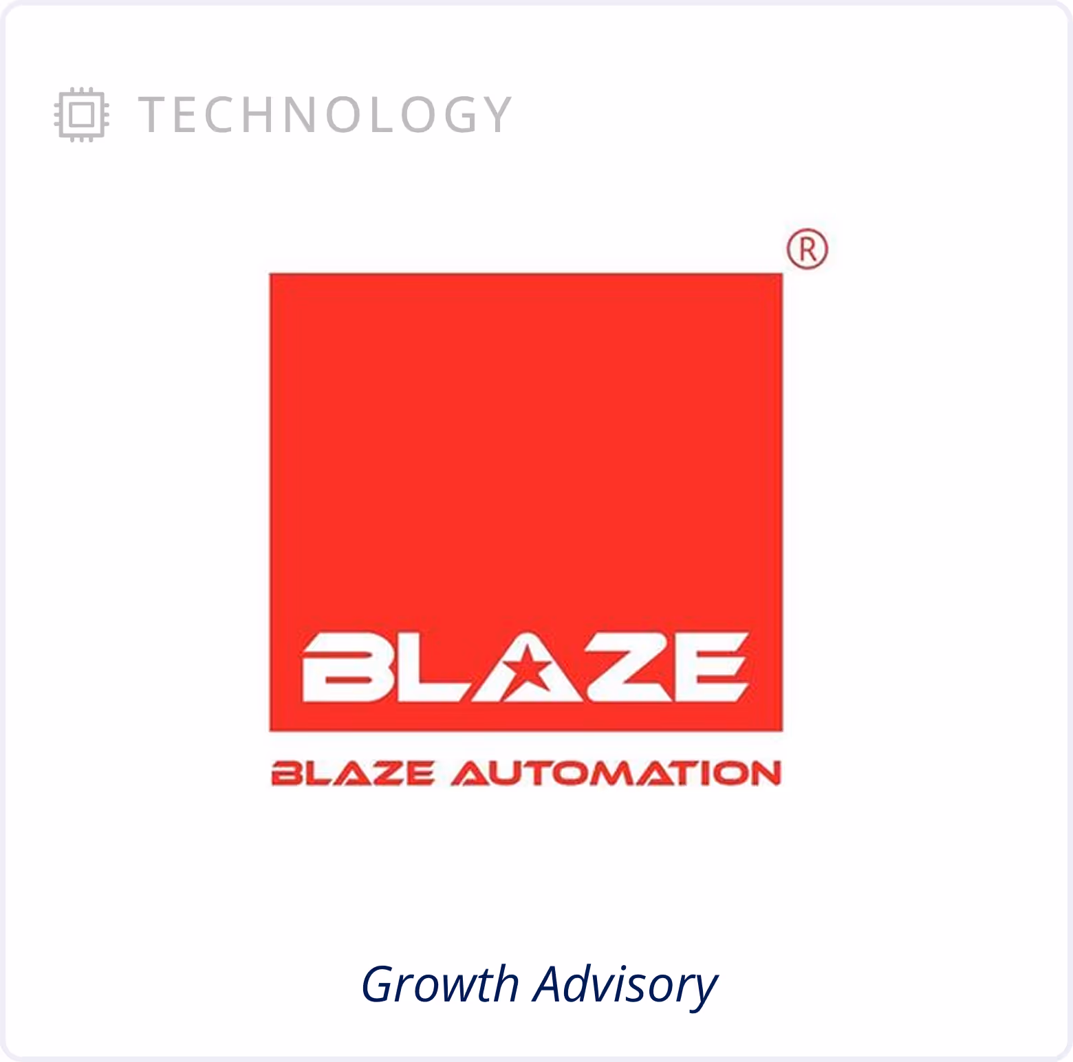 Technology Sector - Corporate Planning & Investment Readiness - Blaze Automation