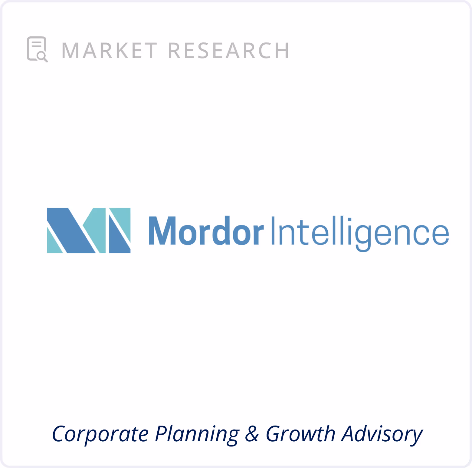Market Research Sector - Corporate Planning & Investment Readiness - Mordor Intelligence