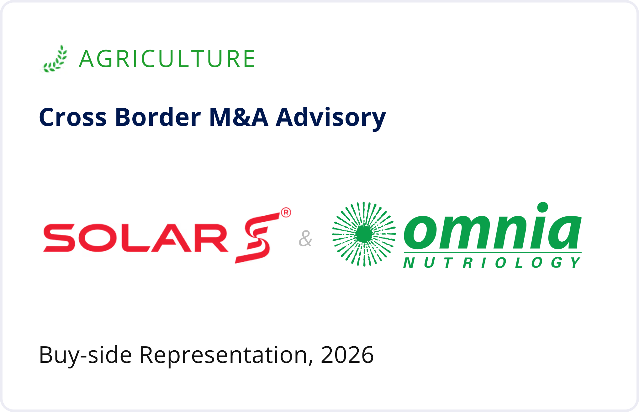 New Deal Solar and Omnia