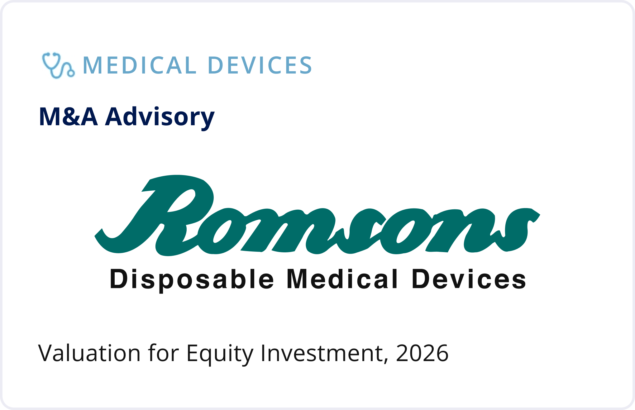 romsons group medical deal
