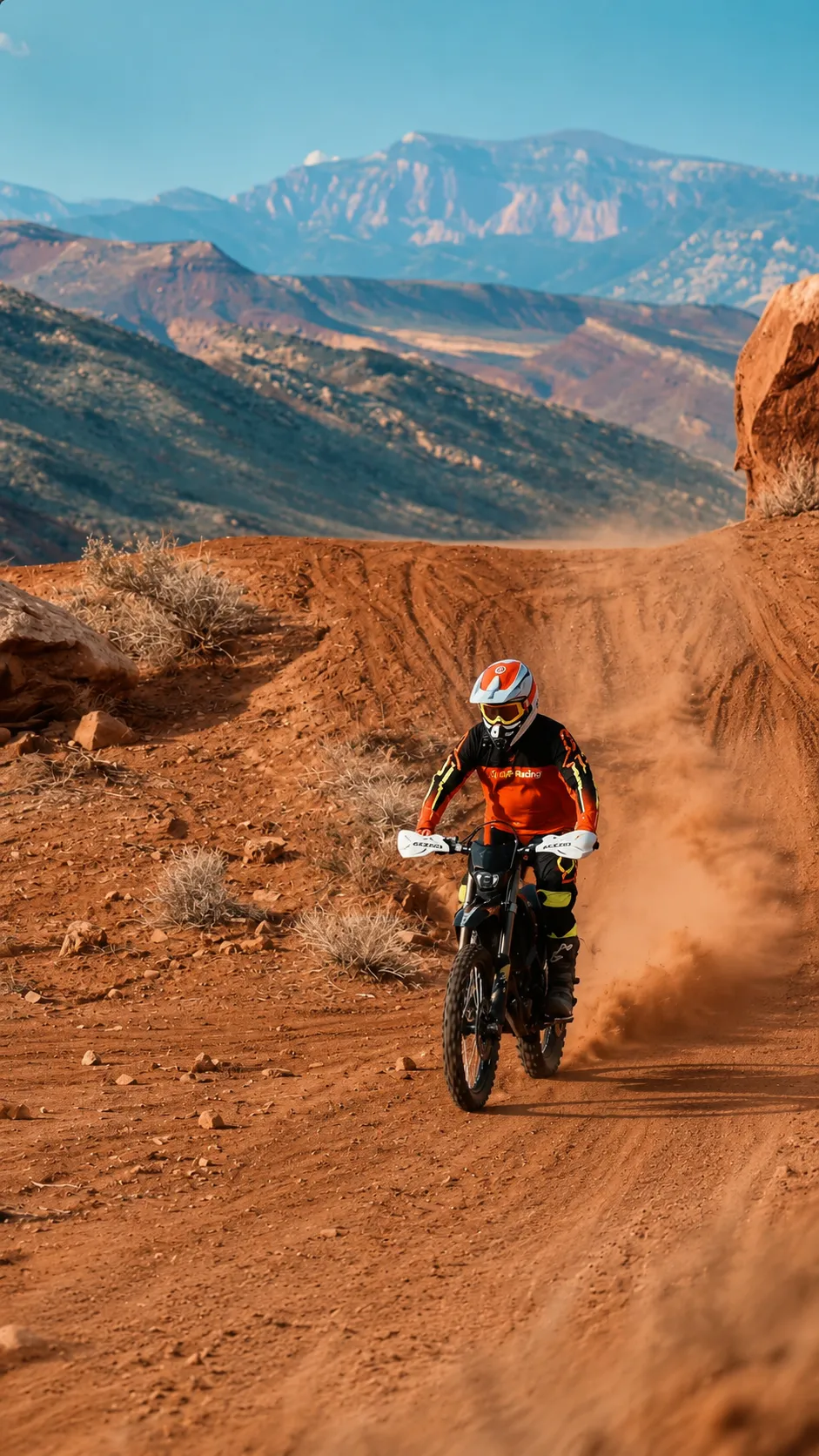 Open desert riding terrain near Sand Hollow in Southern Utah