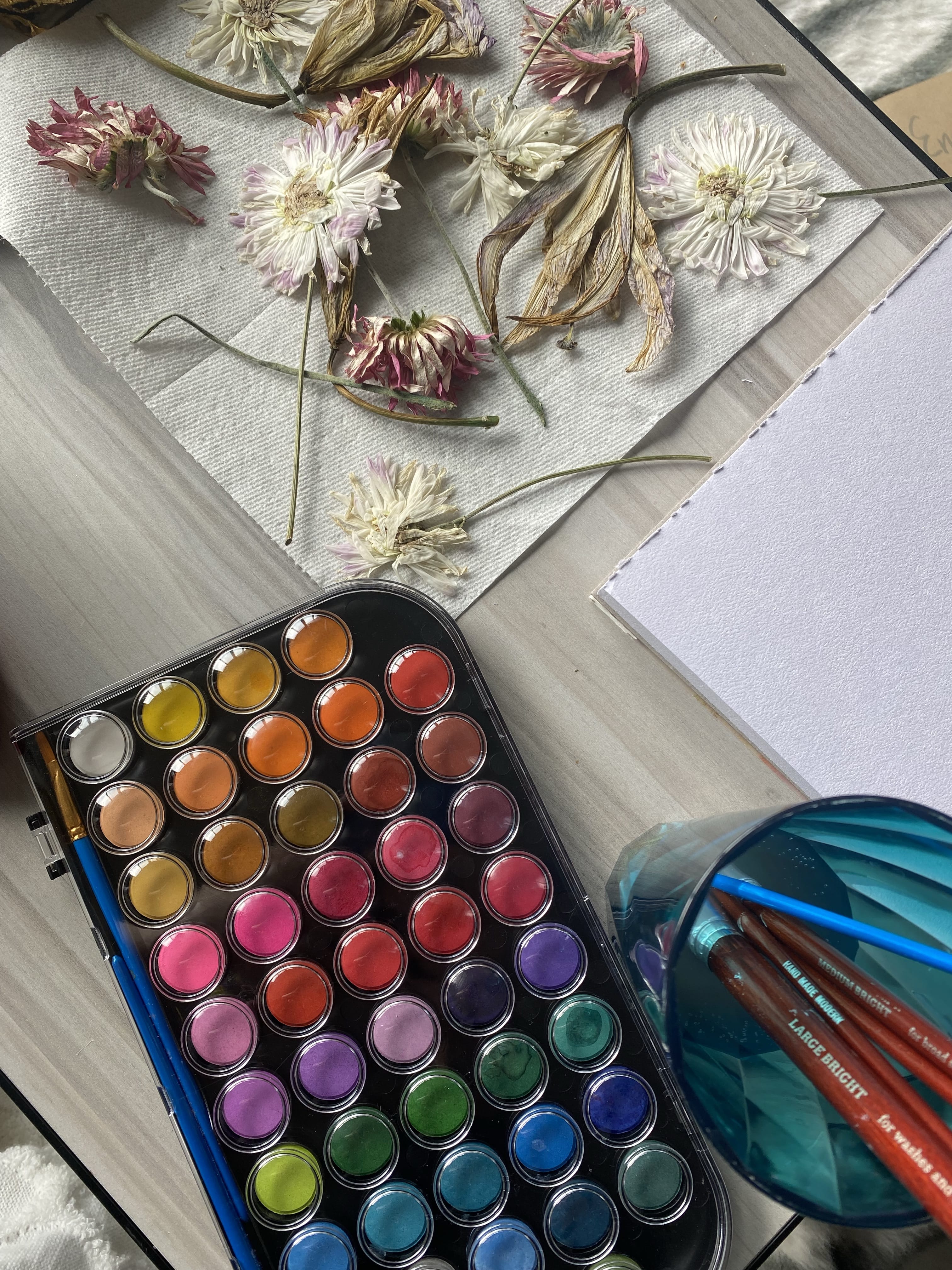 Three people sitting on blankets in a park, engaged in a friendly conversation.