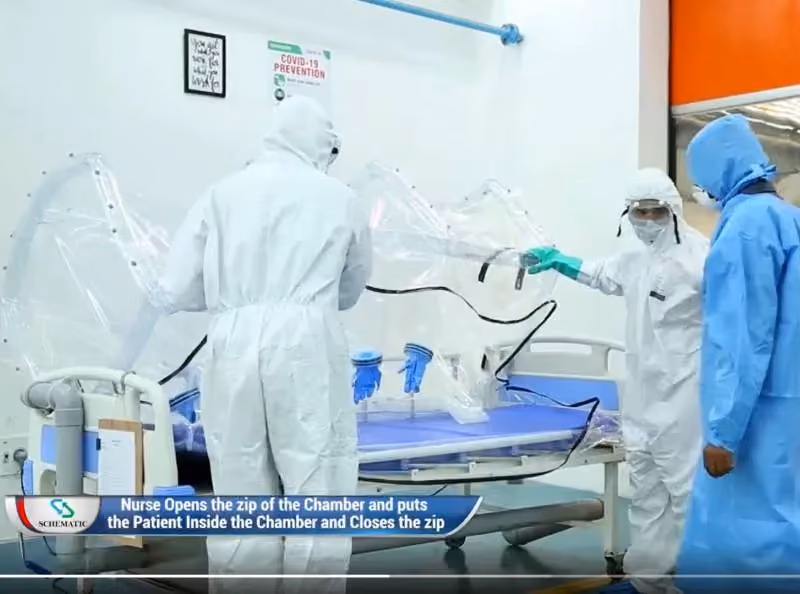 Système d'isolation flexible des patients