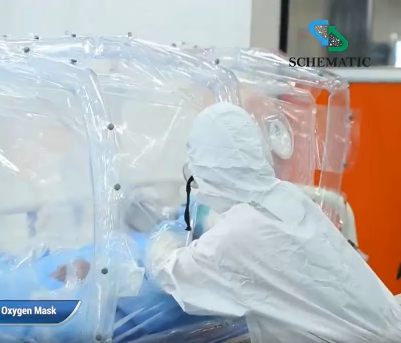 Système d'isolation flexible des patients