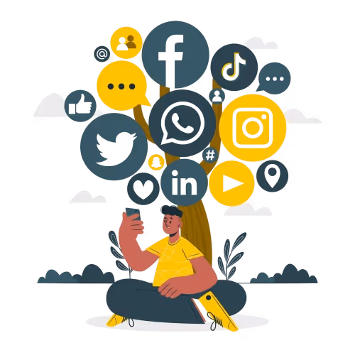 Social Media Illustration