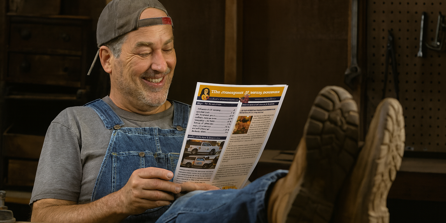 The Journeyman Monthly Newsletter Delivered each Month To Your Home