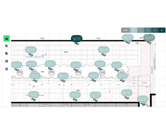 Risk score on tector's platform
