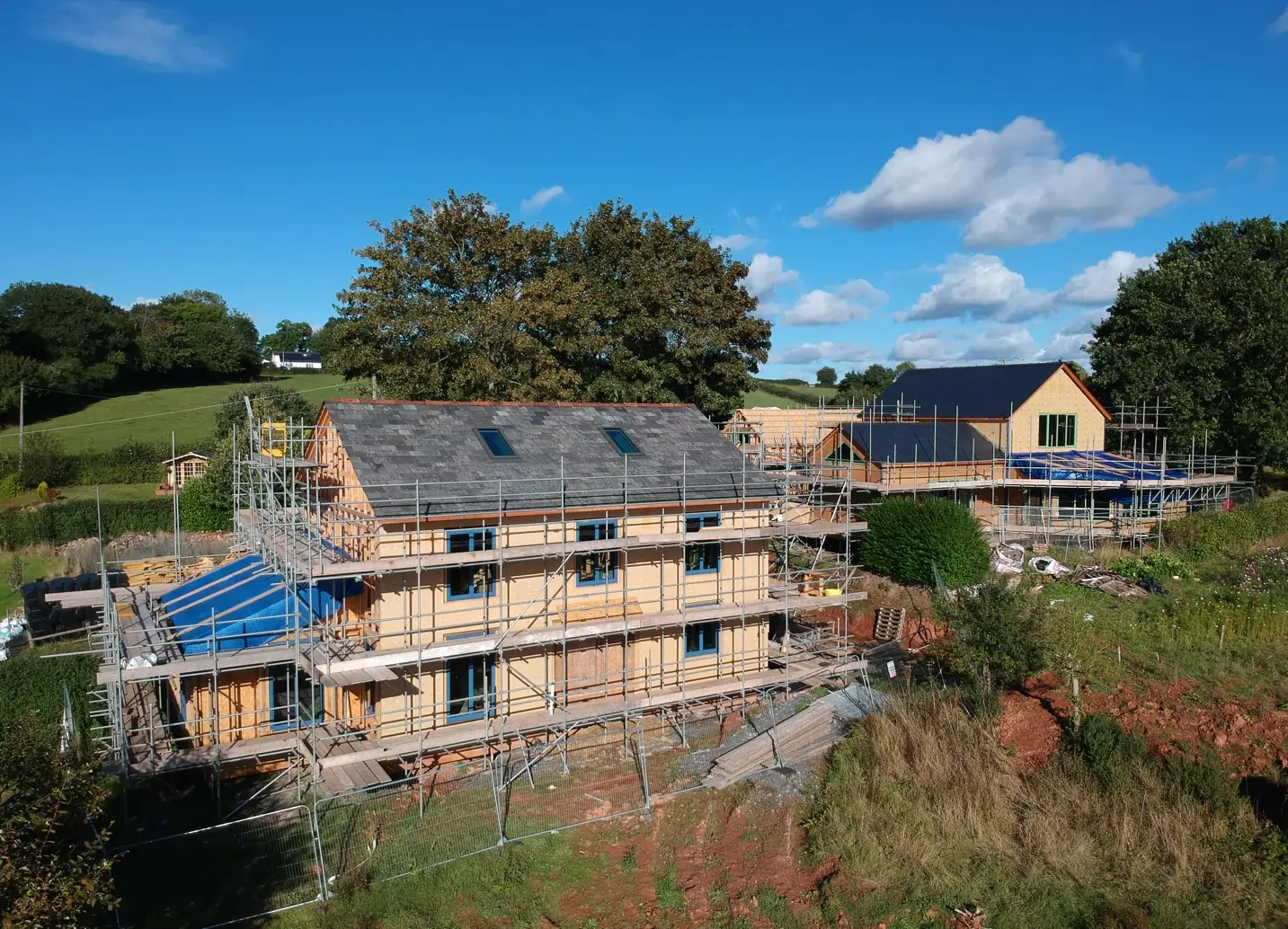 Passivhaus biogenic homes in England