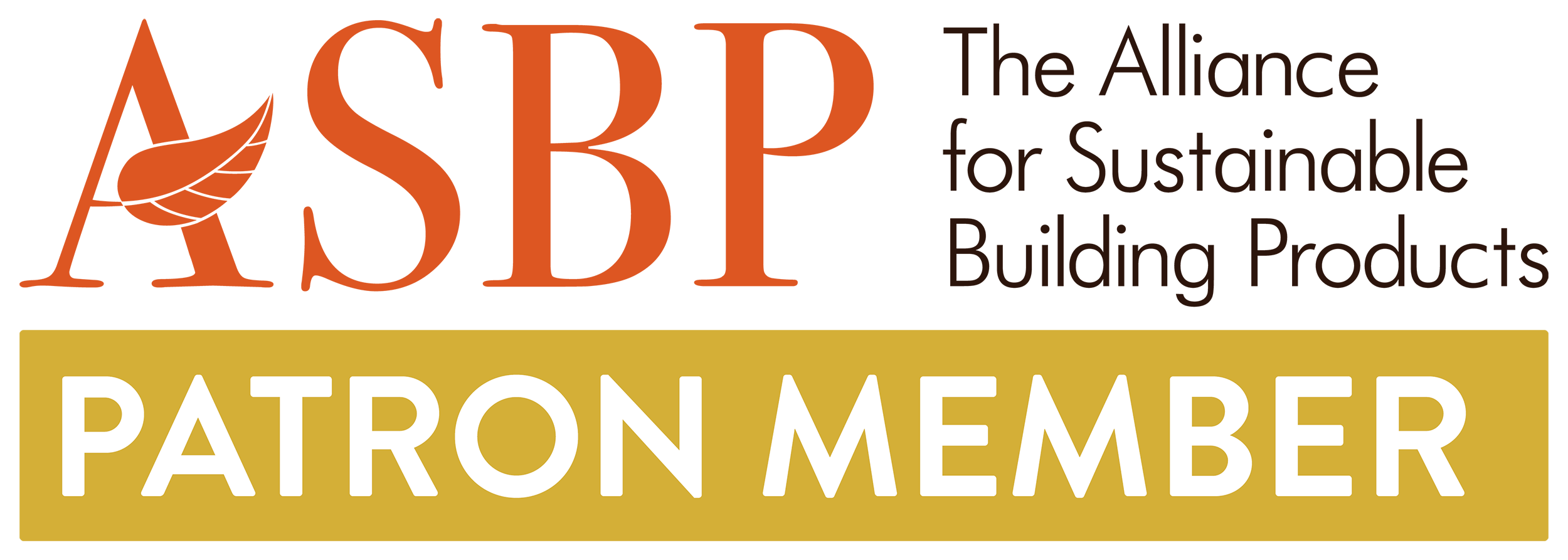 Tector is a proud Patron member of the Alliance for Sustainable Building Products (ASBP)
