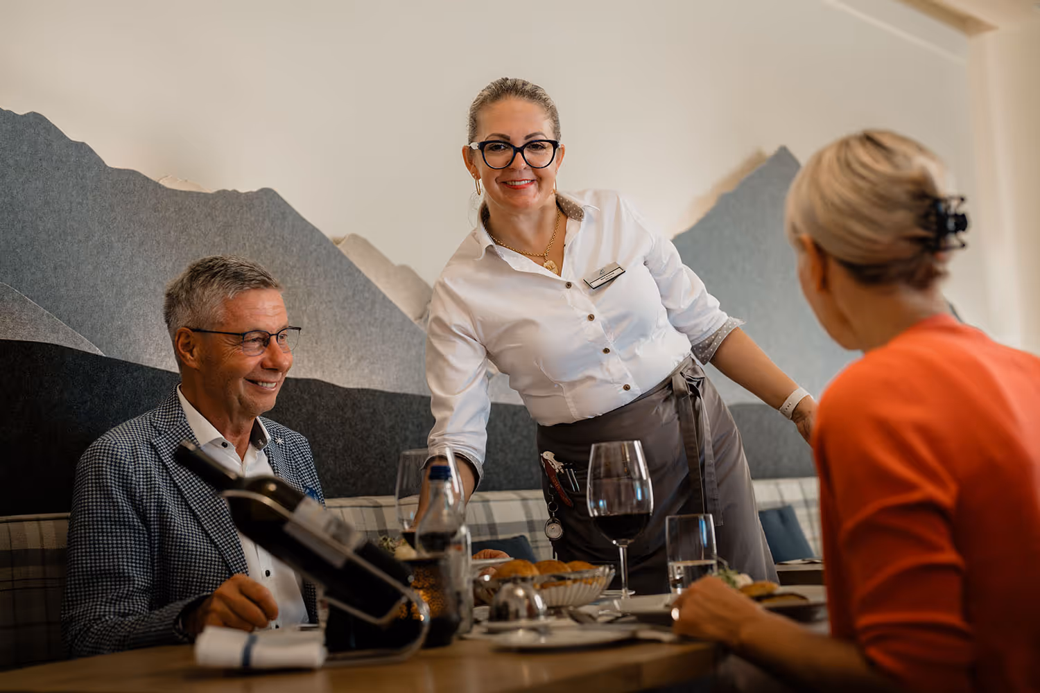 Abendessen im Solbadhotel