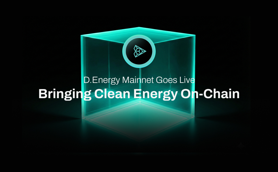 D.Energy has officially launched its mainnet, making it the world's first blockchain infrastructure purpose-built for renewable energy markets. 